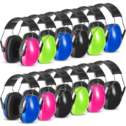 Amylove 12 Pcs Kids Noise Cancelling Headphones Ear Muffs Bright Style - size: Universal Fit (kids & Adults), style: Bright Style