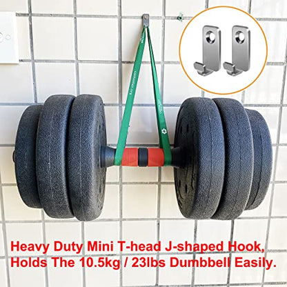 10pcs Heavy Duty T-Head J-Shaped Hangers 304 Stainless Steel Wall Mounted Mini Wall Hooks Hanger for Mirror Picture Frames Hanging Wire/D Rings/Keyhole Hangers - style: T-head J-shaped Hanger (10pcs)