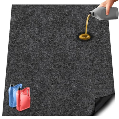 60 X 72 In Garage Floor Mat Under Car,Oil Spill Mat,Premium Maintenance mat - size: GFM-60x72IN