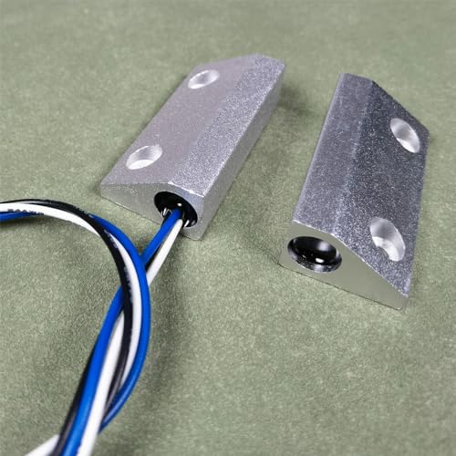 Gebildet Rolling Door Contact Magnetic Reed Switch Alarm with 3 Wires for N.O./N.C. Applications MC-56 - color: Silver-E1285T