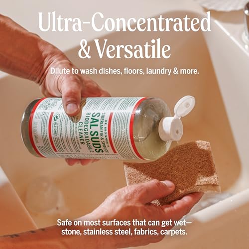 Dr. Bronner's Sal Suds All-Purpose Cleaner, Fir & Spruce Pine, 1 Gallon - size: 128 Fl Oz (Pack of 1)