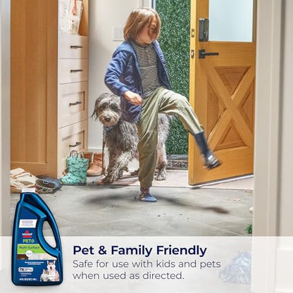 Bissell Multi-Surface Pet Formula with Febreze Freshness,22951,64 Fl Oz,Use on Sealed Hard Floors,and Area Rugs,Removes Tough Messes,Febreze Freshness,(Pack of 2) - size: 64 Fl Oz (Pack of 2)