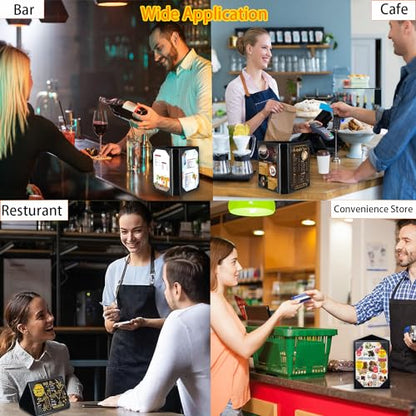 Leather Table Tent Leather Menu Holder Sign Display Black Menu Covers for Cafes Bars or Restaurant for 4×6 Inch Menus 3 sided triangle shape table tent 1 pack - size: 1 pack/ 4" × 6"/3-side