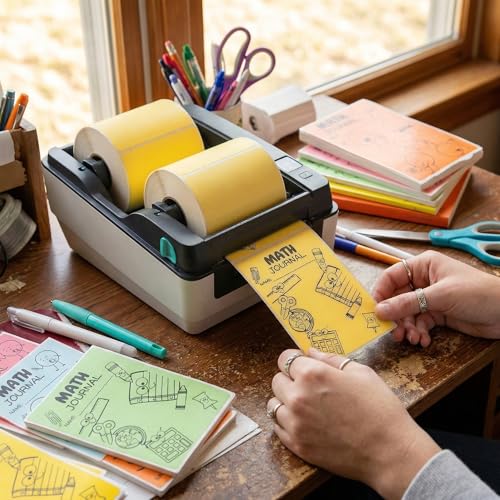 4" X 6" Direct Thermal Shipping Labels | Yellow | 1" Cores w/Perfs Easy Tear | Made in USA | Printing Label | 250 Labels | 250 Labels per Roll | 1 Rolls | Blank Labels - color: Yellow
