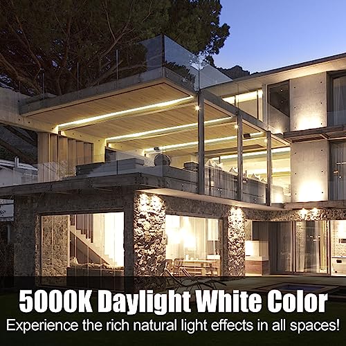 2 Pack Outdoor Wall Washer Lights ,72W 5000K Daylight White Wall Washer Lighting,IP67 Waterproof 4ft 120V Linear Led Wall Light Bar for Outdoor Indoor Building Sign, Hurches,Garden,Courtyards Lighting - size: 5000K 47Inch 2Pack