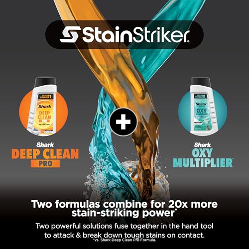 Shark StainStriker Portable Carpet/Upholstery Cleaner, 4 Tools, PX202BRN - style: StainStriker + 4 Tools + XL Cleaning Solutions
