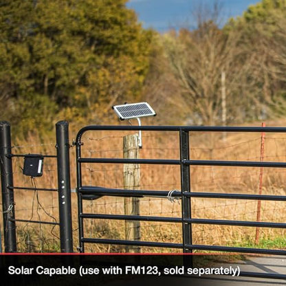 Mighty Mule Gate Opener, Solar and Smart Ready, Heavy Duty Automatic Gate Opener, Gates up to 18ft or 850lb, Single Gate Opener, MM571W - size: Single Gate Opener