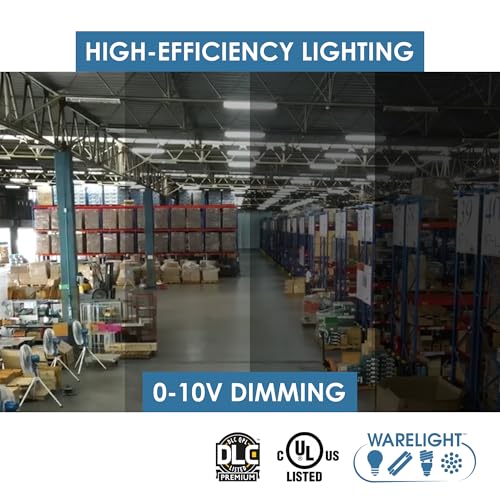 WareLight CondorX Premium 2FT LED Linear High Bay, 31,200 Lumen Max, Wattage and CCT Selectable, 120-277V, Sensor Ready, 200W