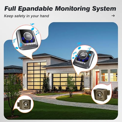 Wireless Driveway Alarm for Outdoor Security (Only Sensor) - style: Separately Sensor