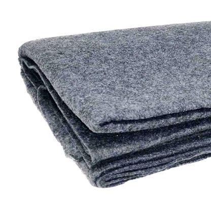 Vakly Emergency Throw Blanket 80 x 40 in (2 Pack) – Disposable Fleece Survival Blanket for Travel, Camping, Car Emergency Kit, Outdoor Use & Homeless Shelters, Gray