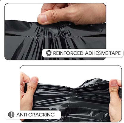 Metronic Black Poly Mailers 10x13 500 Pack, Strong Adhesive Shipping Bags - color: Black, size: 10x13 500PC