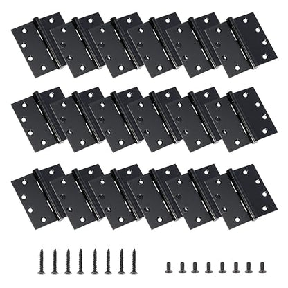4.5 inch X 4.5 inch Heavy Duty Commercial Door Hinge - color: Black, size: 4.5in X 4.5in
