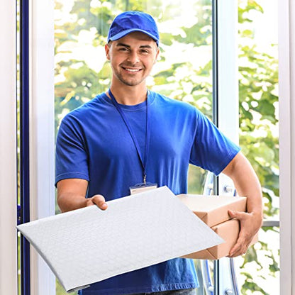 Fuxury White Bubble Mailers 10.5x16 Inch 25 Pack Self Seal Padded Envelopes - color: White, size: 10.5x16" 25PC