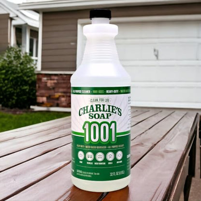 Charlie's Soap 1001 Cleaner & Degreaser Concentrate, 32 fl oz - size: 32 Fl Oz (Pack of 1)