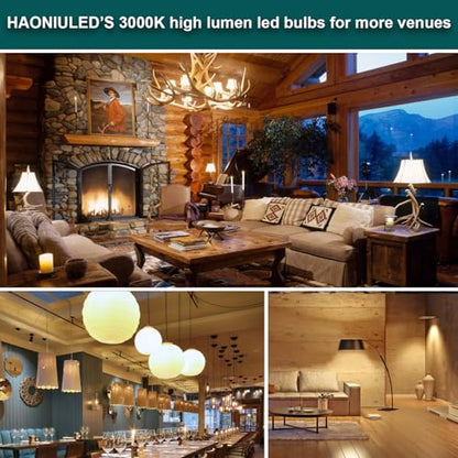 LED Light Bulbs A19 250 Watt Equivalent, Bright LED Bulbs 3670LM 3000K Warm White, 27W E26 LED Corn Light Bulb Non-Dimmable 2-Pack - color: Warm White 3000k