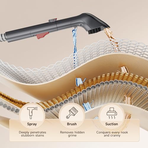 WURESE 17KPa Portable Carpet Cleaner Machine, Spot Shampooer for Couch Sofa