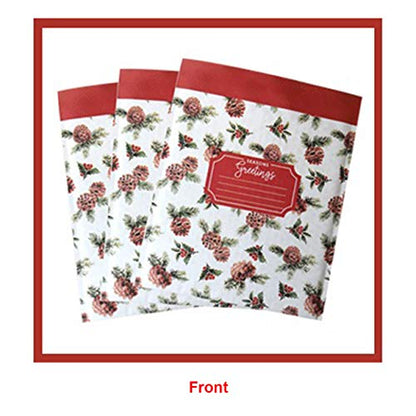 Orgrimmar 10PCS 10.8"x11.4" Christmas Bubble Mailer Envelope Waterproof
