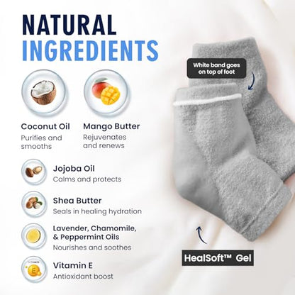 Dr. Frederick's Original Fuzzy Heel Socks (Mellow Moon) - color: Mellow Moon