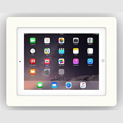 VidaMount White Enclosure and Fixed VESA Slim Wall Mount [Bundle] Compatible with iPad 2/3/4 - color: White, size: iPad 2/3/4