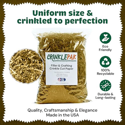 40LB French Vanilla Crinkle Paper Filler, USA Made - color: French Vanilla, size: 40 LB