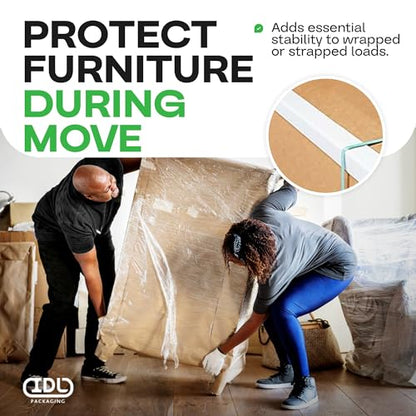 IDL Packaging Cardboard Edge Protectors 2 x 2 x 3" (100-Pack), 0.160" Thick - size: 2"x2"x3", 0.160"