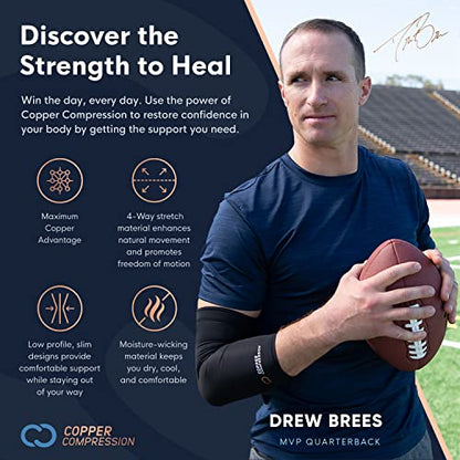 Copper Compression Back Brace. Copper Infused Lumbar Support for Lower Back Relief, Sciatica, Herniated Disc, Scoliosis, Pain & Strains. Adjustable & Breathable. Fits Men & Women (Waist 28" - 34") - size: Small/Medium (Pack of 1)