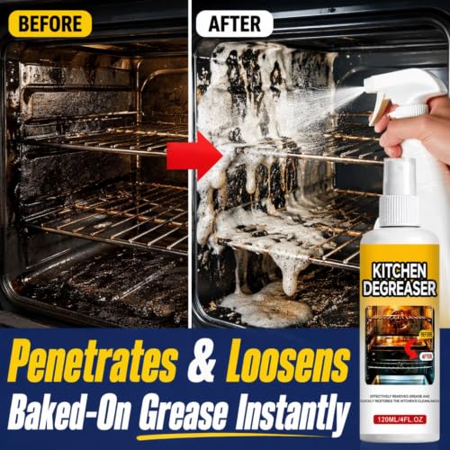 2PCS Spray Grill Cleaner,Kitchen Degreaser Spray For Grill & Oven