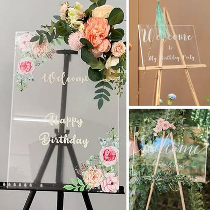 2 Pieces 11 x 14 Clear Acrylic Sheet Plexiglass - 1/8"(3mm) Thick - size: (2 Pieces) 11" x 14", style: 3mm Thick (1/8”)