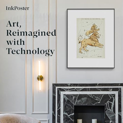 INKPOSTER Tela 28.5" - Color Screen E Ink Spectra 6 with Sharp IGZO - Up to 1 Year on one Charge - Paper-Like: Silent, no Blue Light - Aluminium Body - Thousands of Artworks in Application