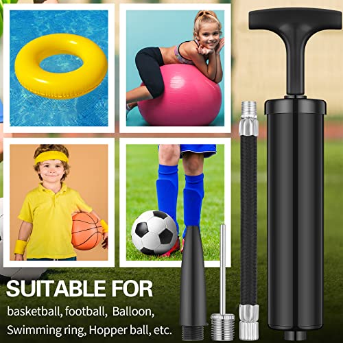 Reginary 10 Pack 8 Inch Ball Pump Kit Manual Air Pump - color: Black, style: Classic Style