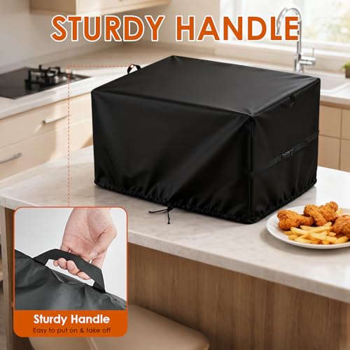 Cover Compatible with Vevor Commercial Deep Fryer - size: Double Fryer - 22.5" L x 20.5" W x 14" H