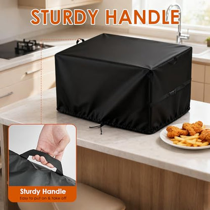 Cover Compatible with Vevor Commercial Deep Fryer - size: Double Fryer - 22.5" L x 20.5" W x 14" H