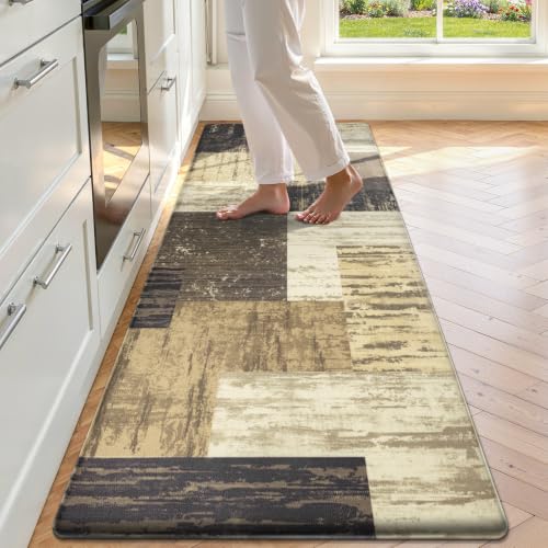LOKHOM Kitchen Floor Mat Cushioned Anti Fatigue Runner Rug 24x59 Chocolate - color: Chocolate