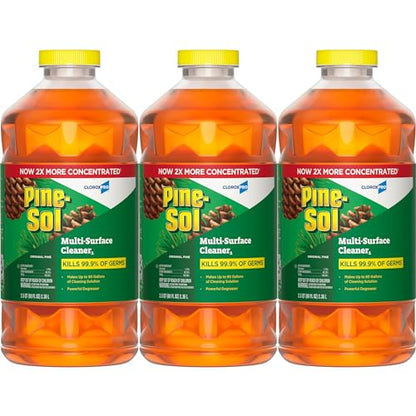 Pine-Sol CloroxPro Multi-Surface Cleaner, Original Pine, 80 fl. oz., 3 Pack - size: 80 Fl Oz (Pack of 3)