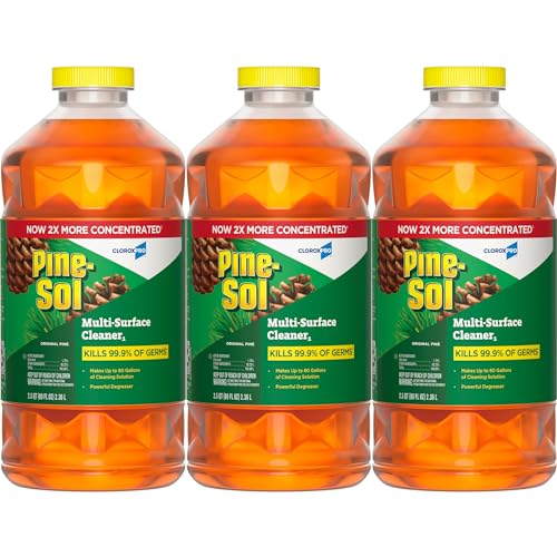 Pine-Sol CloroxPro Multi-Surface Cleaner, Original Pine, 80 fl. oz., 3 Pack - size: 80 Fl Oz (Pack of 3)