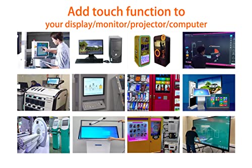 Chengying 85 inch Multi-Touch Infrared Touch Frame - IR Touch Panel - 85" Infrared Touch Screen Overlay - USB Interface - HID Compatible - size: 85 inch