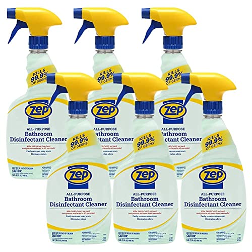 Zep HomePro All-Purpose Bathroom Disinfectant Cleaner - 32oz (Case of 6)