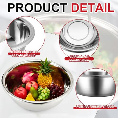 FillTouch 2 Pack Large Mixing Bowl Oversized, 20 Qt - size: 20 Qt