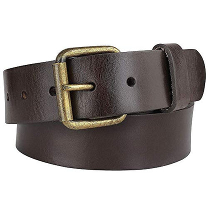 Hysagtek Brass Buckles 60 Pcs Roller Buckles Belts Hardware Pin Buckle for Bags Leather Belt Strap Hand DIY Accessories, 6 Size - 1.3'', 1.18", 1", 0.79", 0.59", 0.51" Bronze Metal