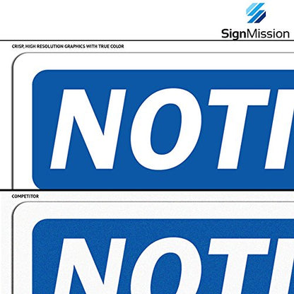 OSHA Notice Sign - Universal Waste Used Batteries Designated Area | Vinyl Label Decal | Protect Your Business, Construction Site | Made in The USA - size: 7" X 5" Decal