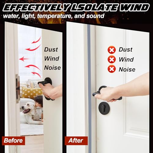 2 Pcs Adhesive Fire/Smoke Door Gasket Seal, 0.5" W X 0.25" H X 20' L, Grey - color: Gray, size: 0.5" W X 0.25" H X 20' L