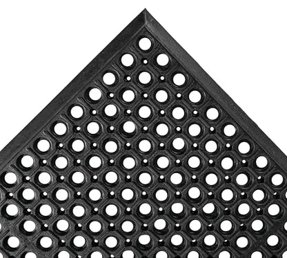 NoTrax Drain Lite™ 3' x 10' Ultra Lightweight Restaurant Rubber Floor Mat - size: 3' x 10'