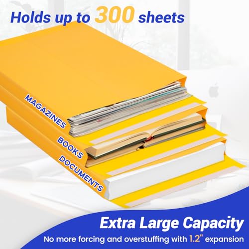 Goefun Manilla Envelopes 10x13, Heavyweight - color: Yellow, size: 10x13