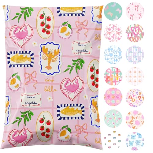 Pretty Package Store Poly Mailers 14.5x19, Ciao Bella, 100 Pack - color: Ciao Bella, size: 14.5x19
