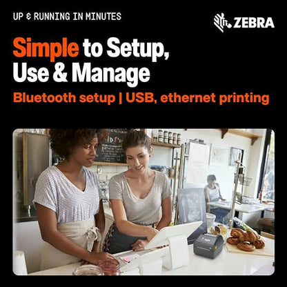 Zebra ZD421 Thermal Shipping Label Printer | 4x6 | No Ink Required - color: Retail, Logistics (203 DPI)
