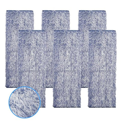 6Pack Microfiber Dusting Pad Replacement for Bona Family of Mops 18.3x6.1in - color: Purple(6pack)