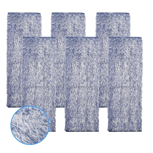 6Pack Microfiber Dusting Pad Replacement for Bona Family of Mops 18.3x6.1in - color: Purple(6pack)