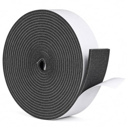 Nuanchu 1 Pcs Foam Weather Stripping, 1-1/2in Wide X 1/8in Thick X 16.5ft - size: 1-1/2in Wide X 1/8in Thick X 16.5ft