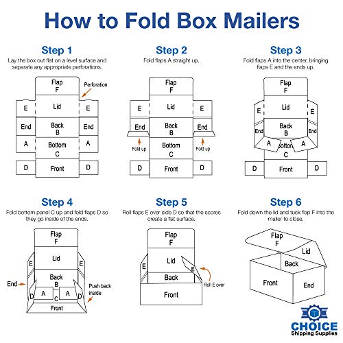 Choice Shipping Supplies 13 1/2 x 3 1/2 x 3 1/2" White Corrugated Mailers