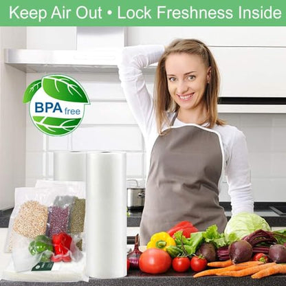 O2frepak Big Gallon 12"x16" Vacuum Sealer Bags 100ct for Food Storage - size: 12"x16"Plus Gallon Size(100count)